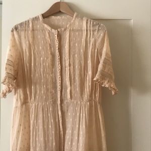 Primrose dress light pink/peach Doen M/L